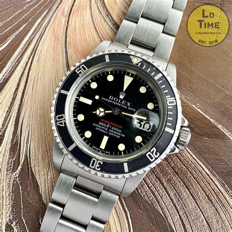 rolex submariner 1680 red 1970|rolex 1680 price.